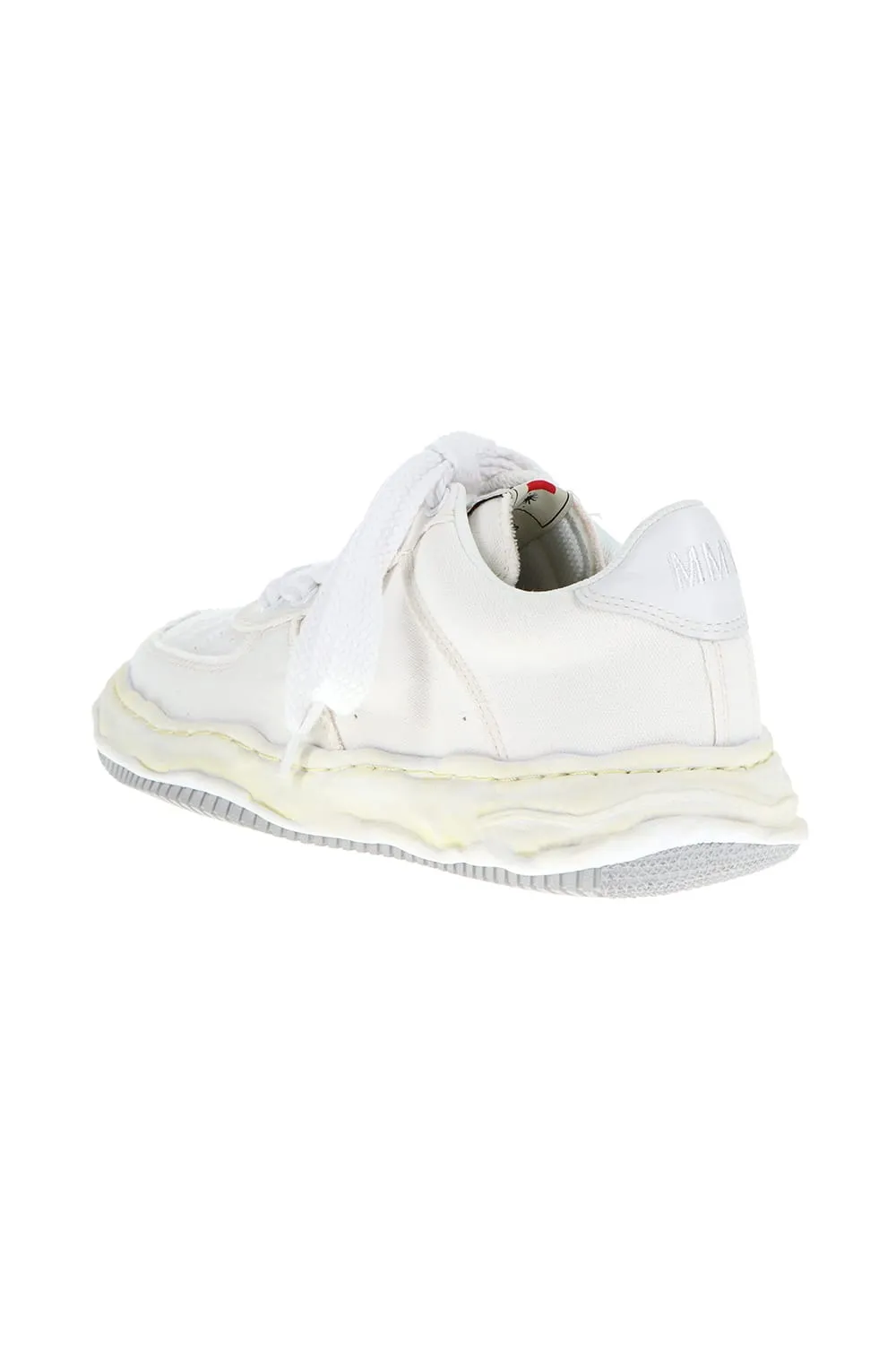 -WAYNE Low- Original sole washed canvas Low-Top sneakers White