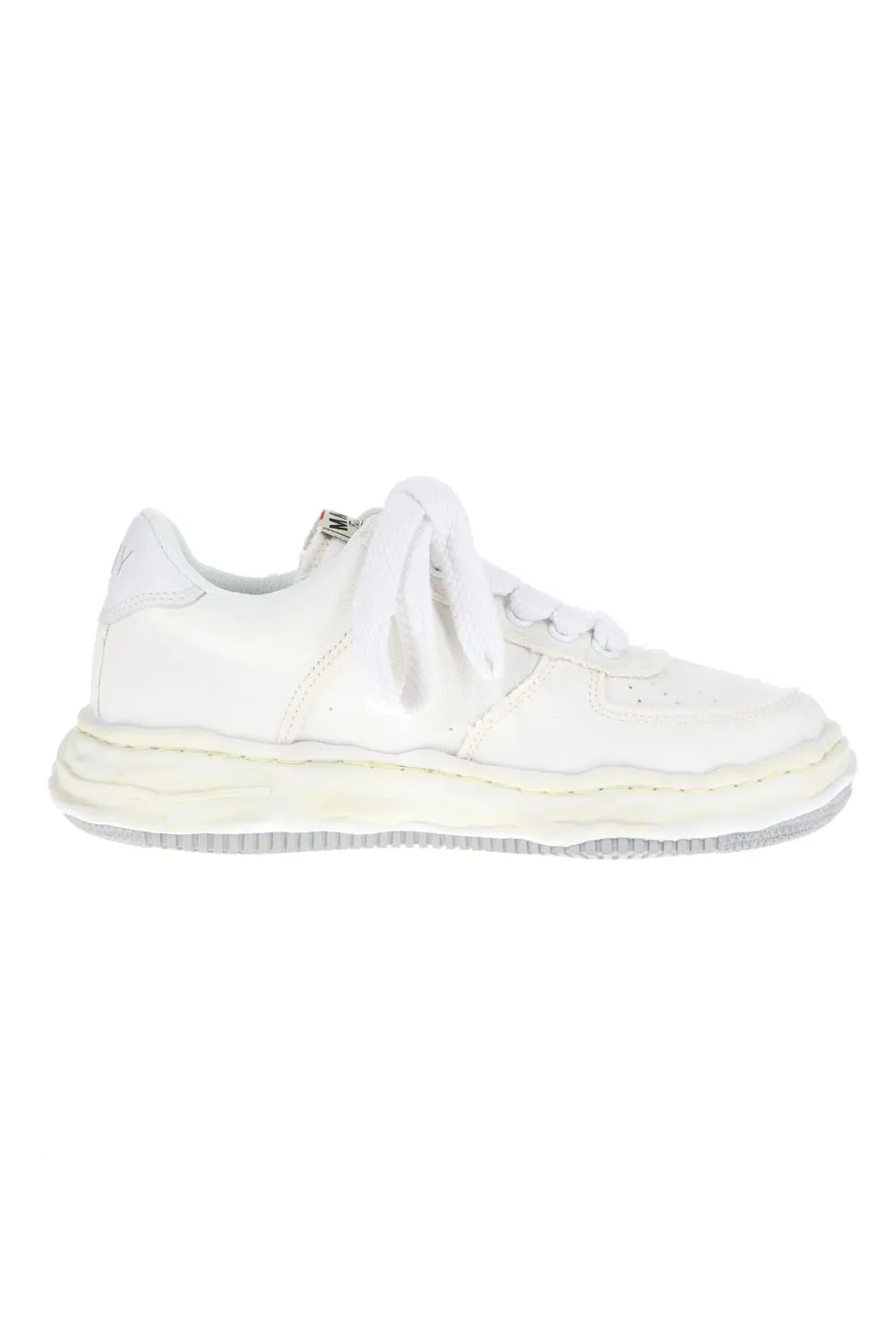 -WAYNE Low- Original sole washed canvas Low-Top sneakers White