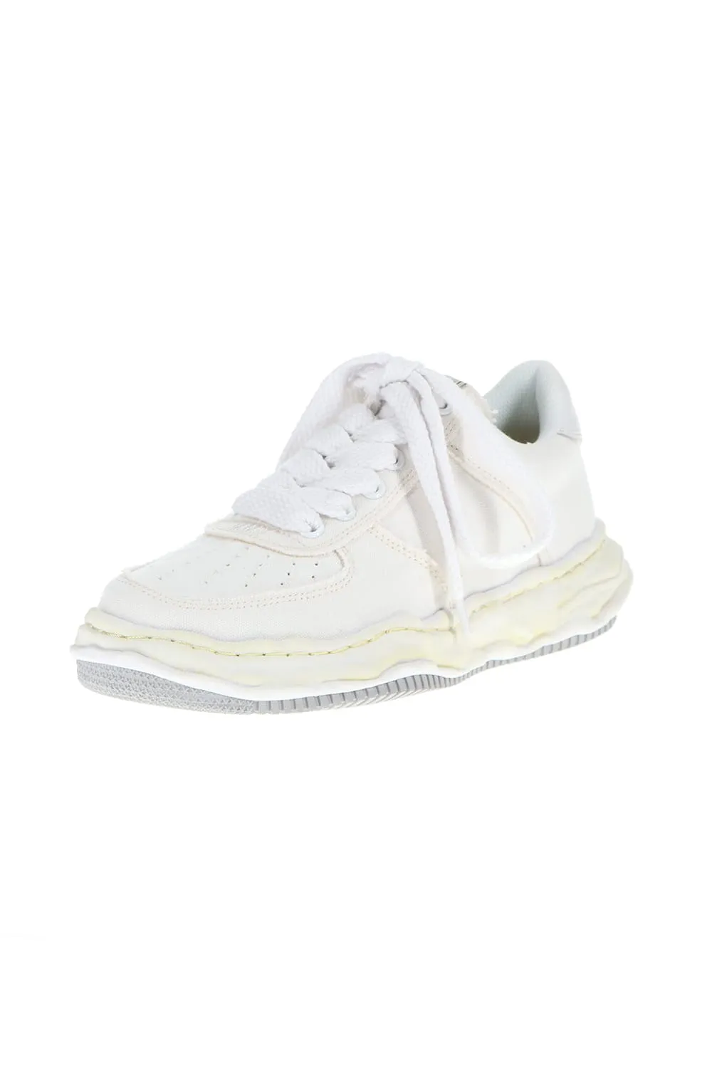 -WAYNE Low- Original sole washed canvas Low-Top sneakers White