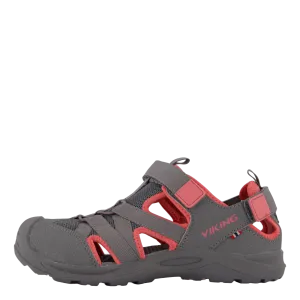 Adventure Sandal 2v Pearlgrey/pink