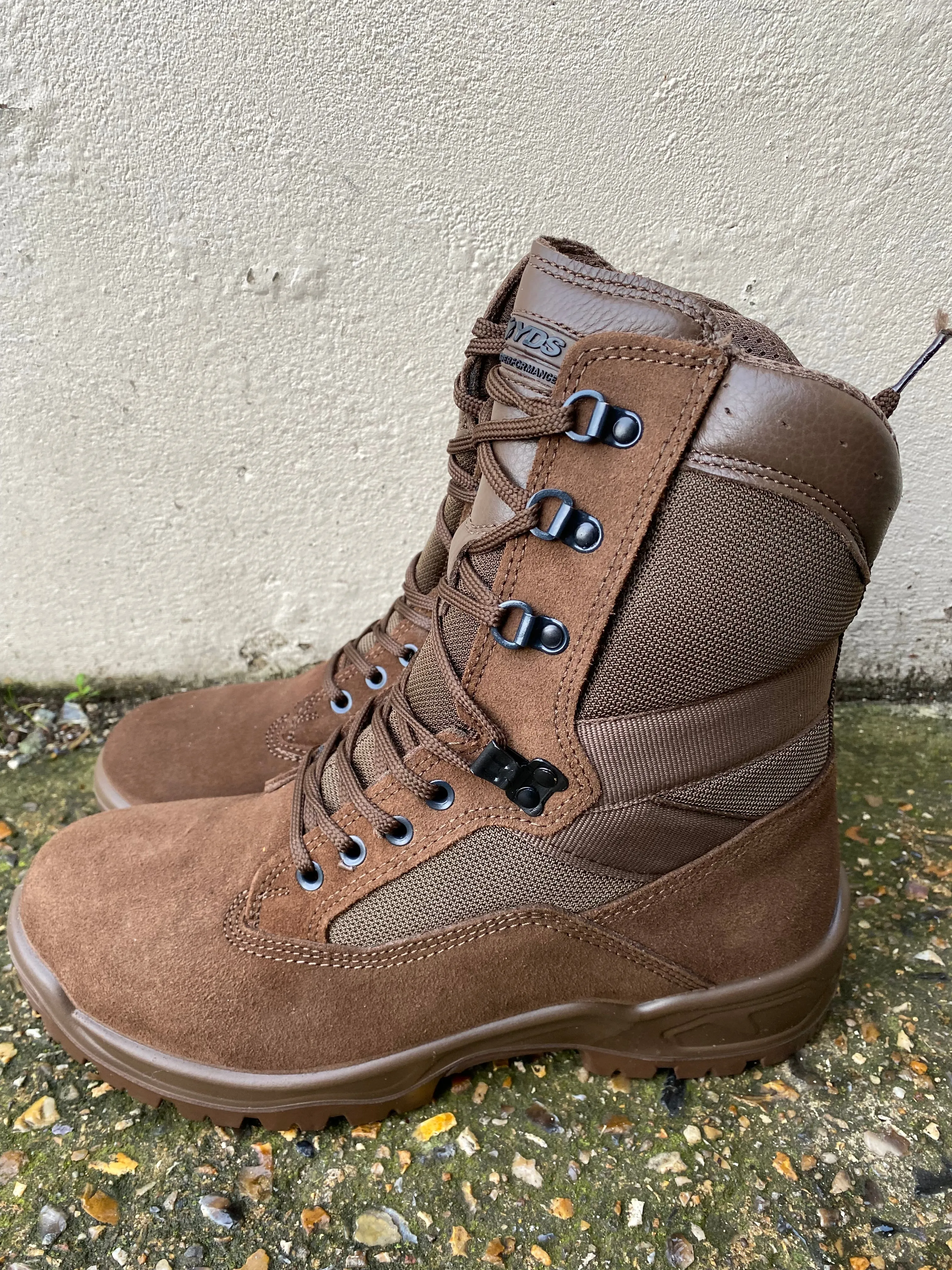 British Army YDS Falcon Desert Combat Boots