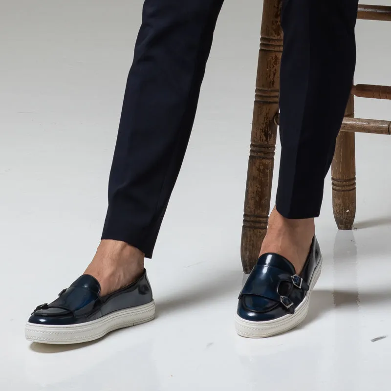 Casper Monk style Loafer - Black