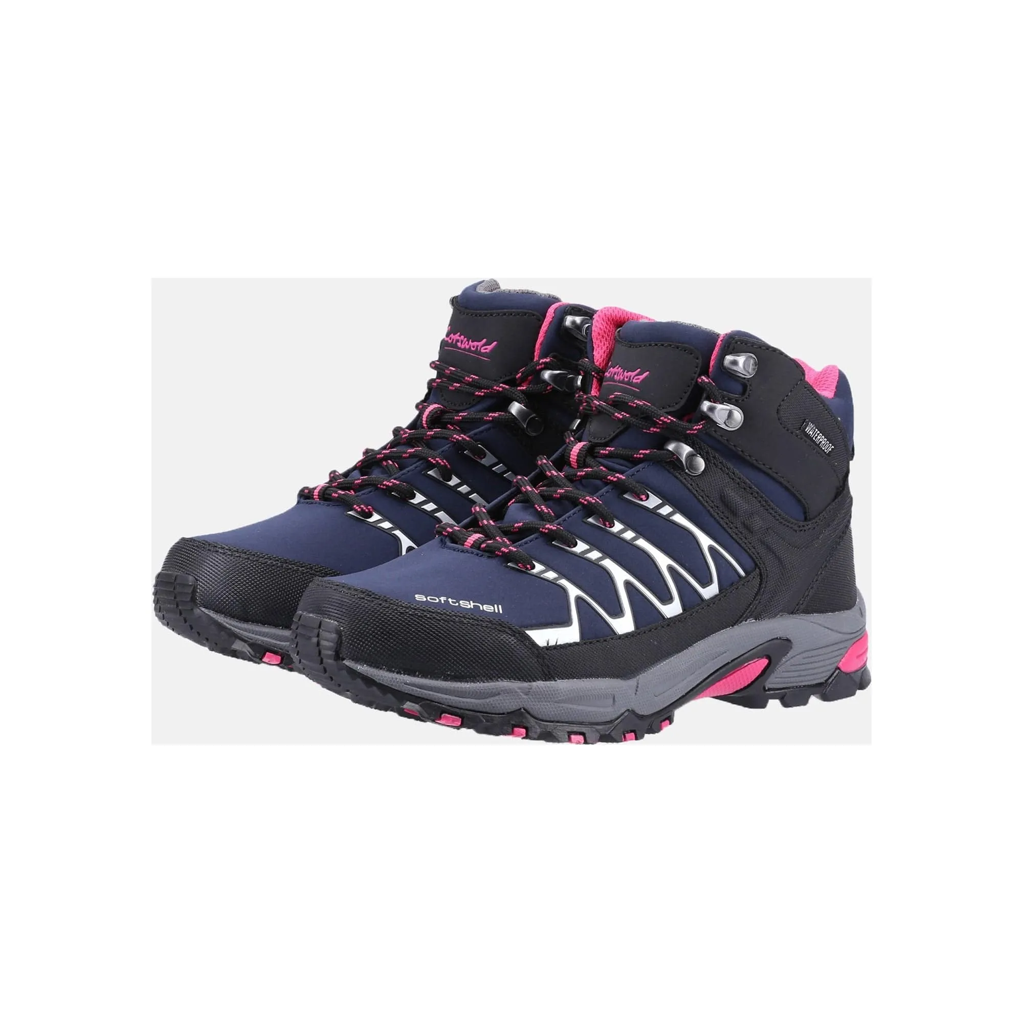 Cotswold Abbeydale Womens Mid Hiker - Navy/Black/Fuchsia