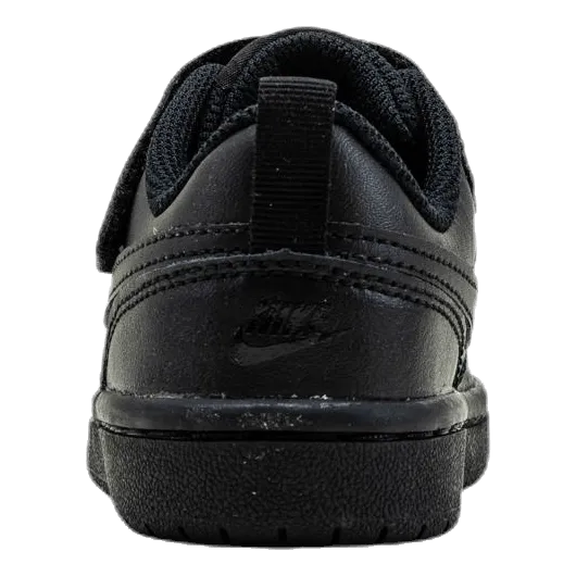 Court Borough Low 2 Little Kids' Shoes BLACK/BLACK-BLACK