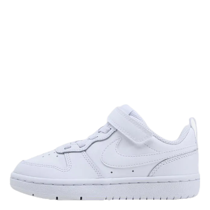 Court Borough Low 2 Little Kids' Shoes WHITE/WHITE-WHITE