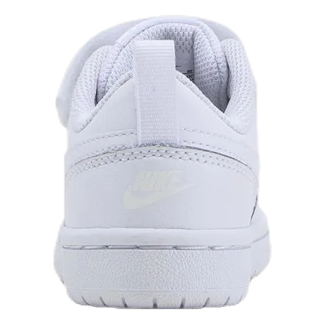Court Borough Low 2 Little Kids' Shoes WHITE/WHITE-WHITE