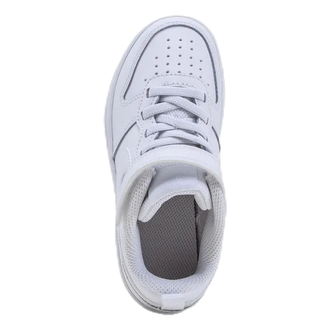 Court Borough Low 2 Little Kids' Shoes WHITE/WHITE-WHITE