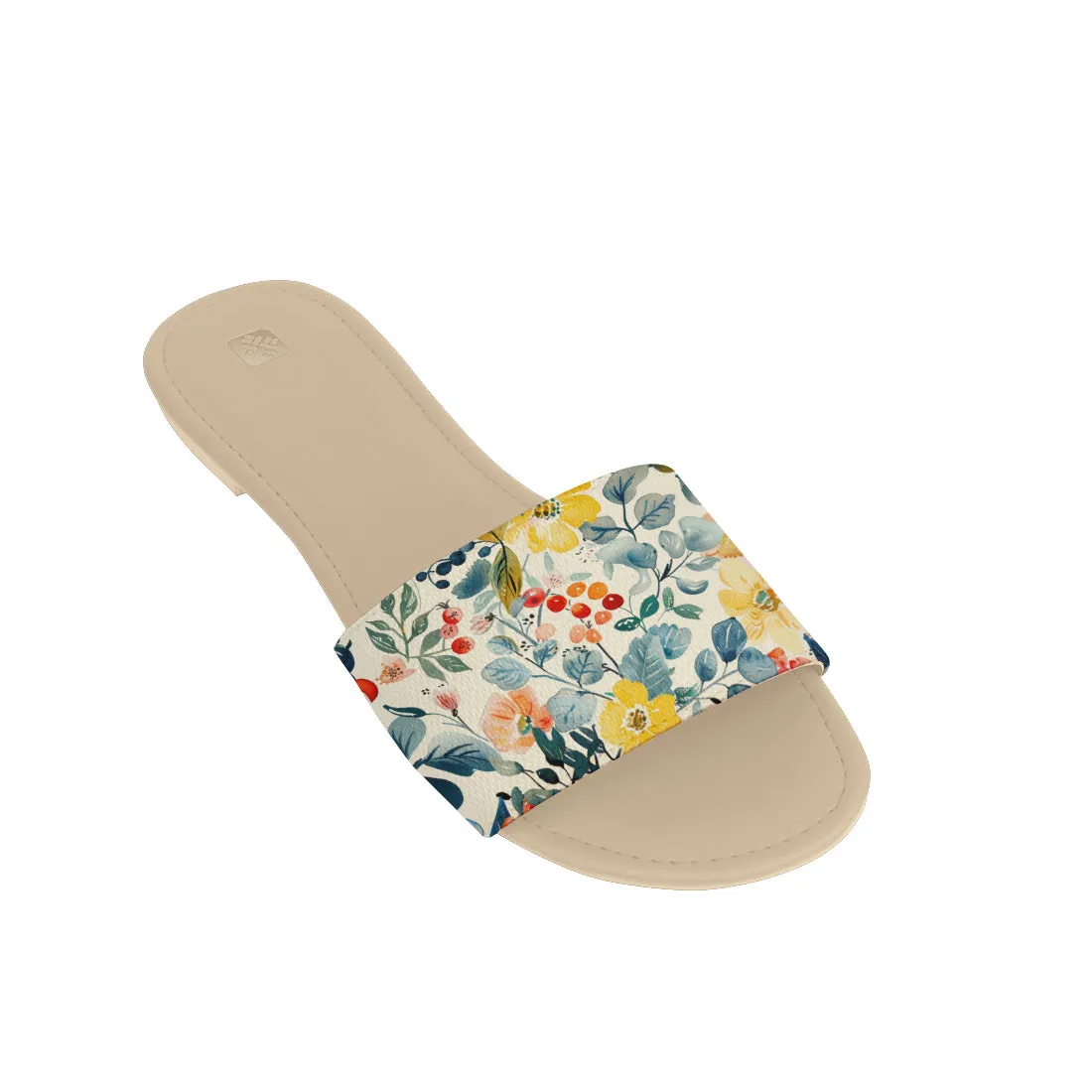 Cozy Bliss Slipper Midnight Floral Elegance