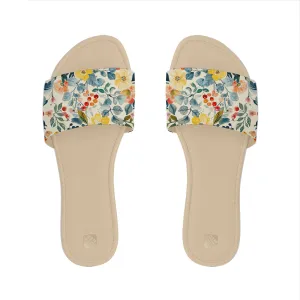 Cozy Bliss Slipper Midnight Floral Elegance