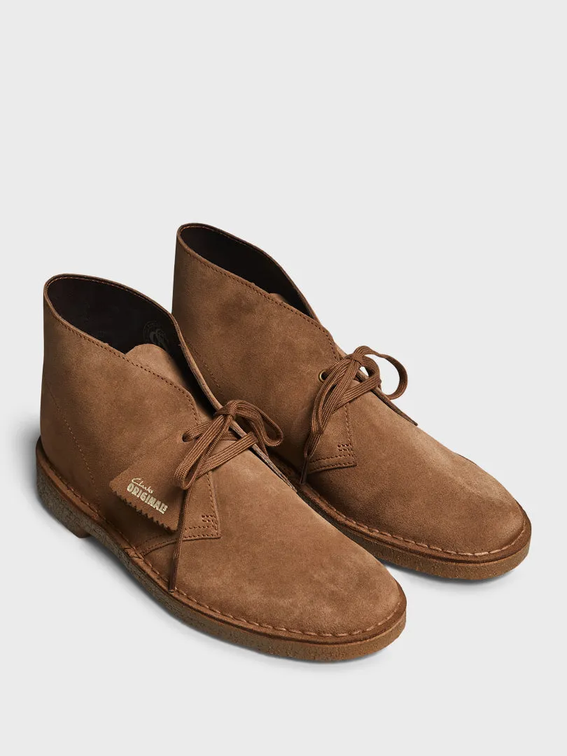 Desert Boots in Cola Suede