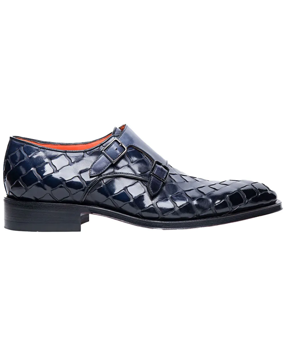Dizzier Double Monk Strap in Blue