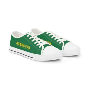 Green A1-Sparta Men's Low Top Sneakers