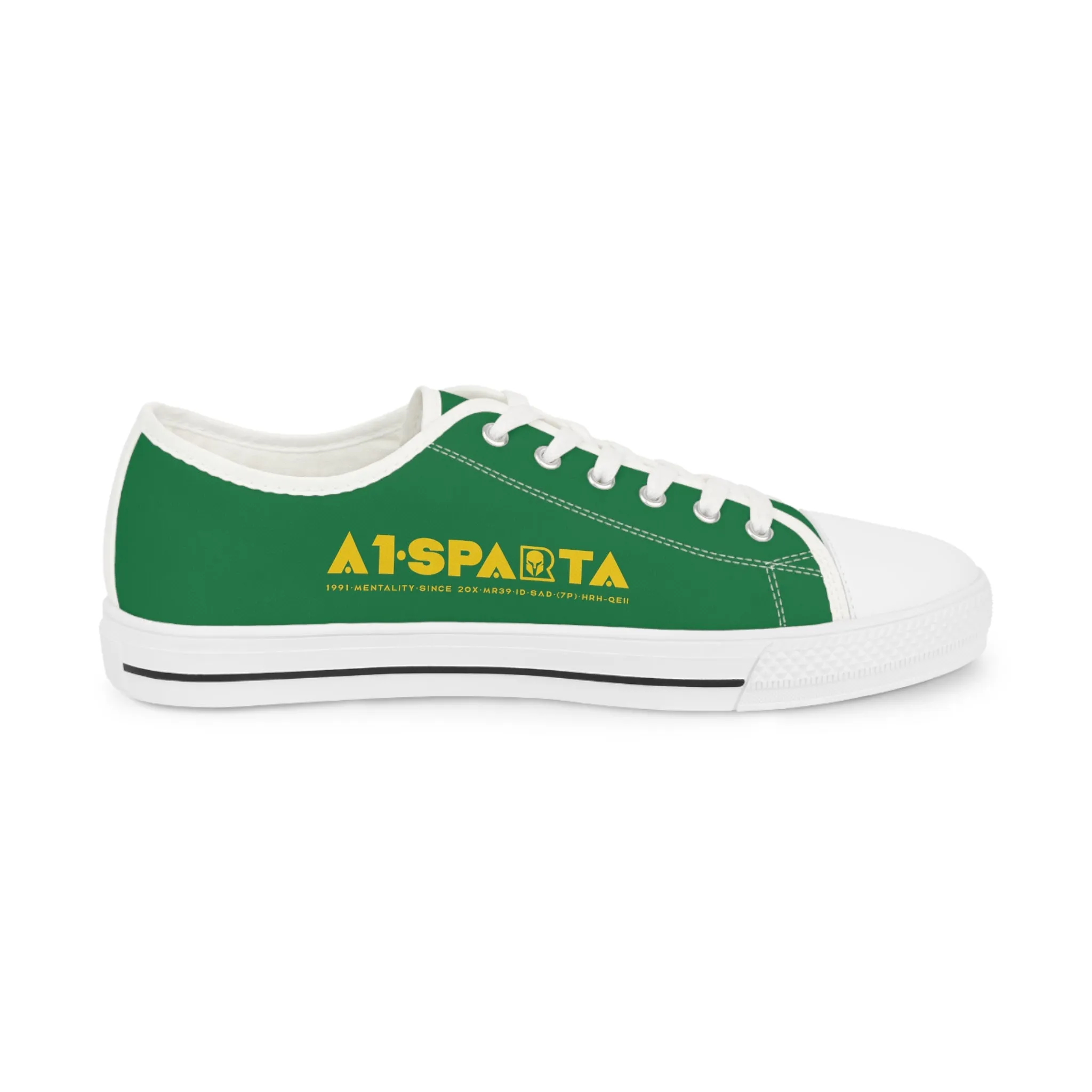 Green A1-Sparta Men's Low Top Sneakers
