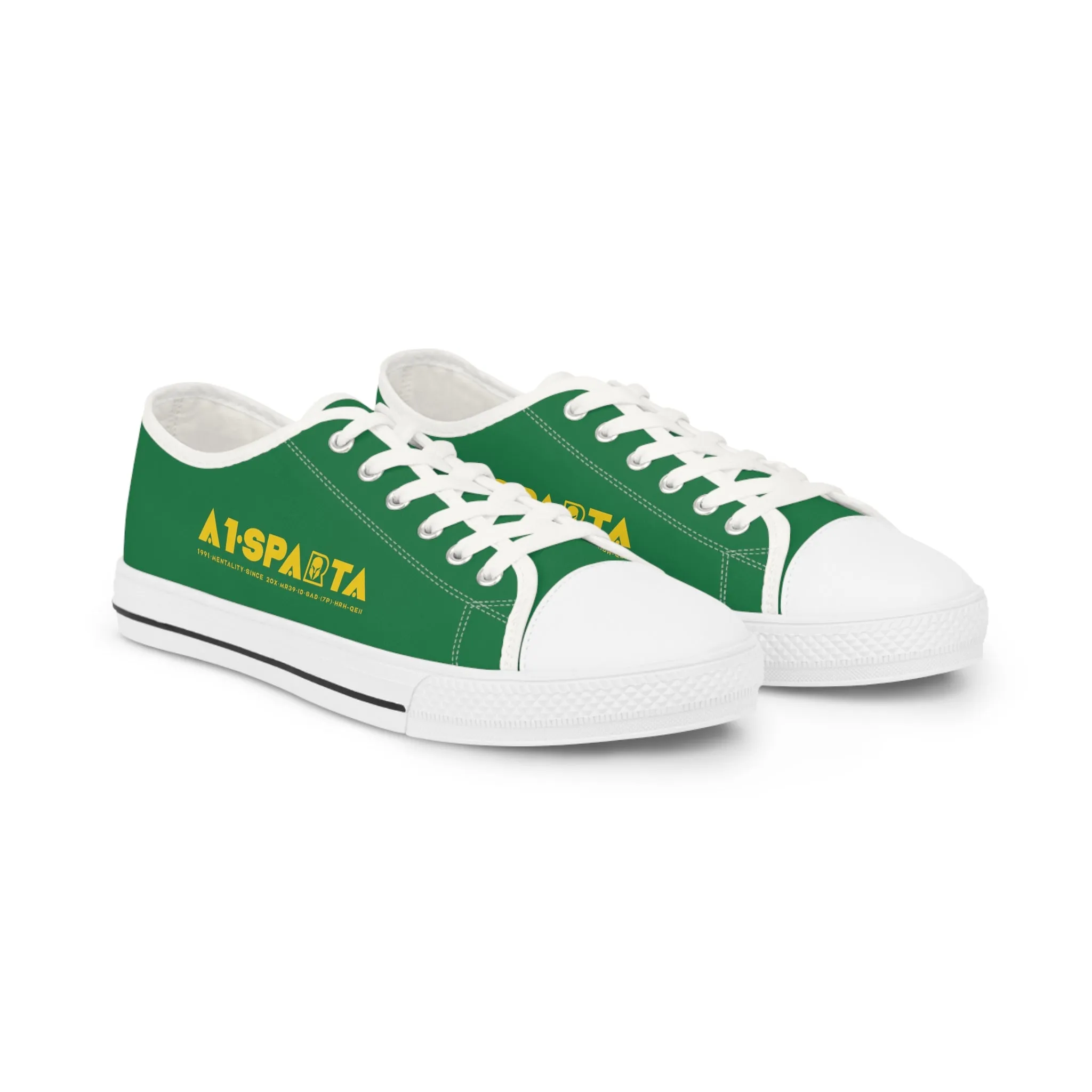Green A1-Sparta Men's Low Top Sneakers