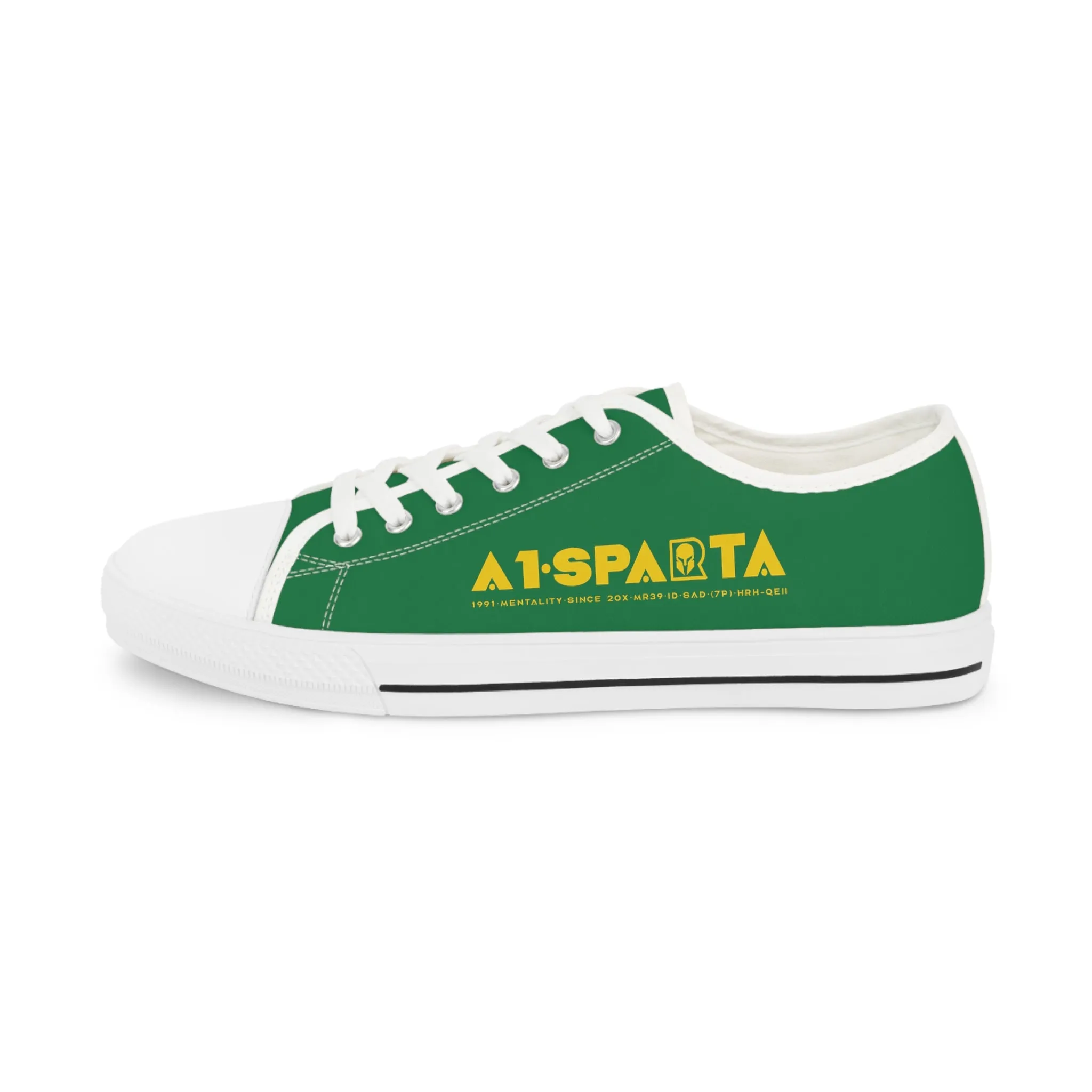 Green A1-Sparta Men's Low Top Sneakers