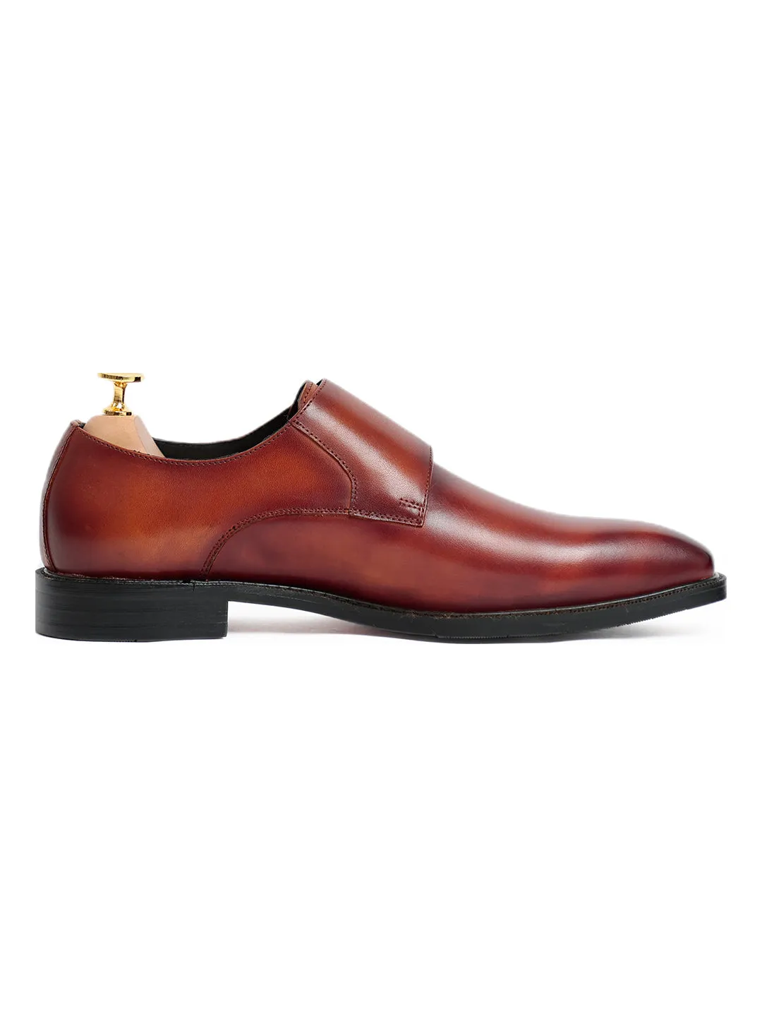 Julius Classic Brown Monk Strap