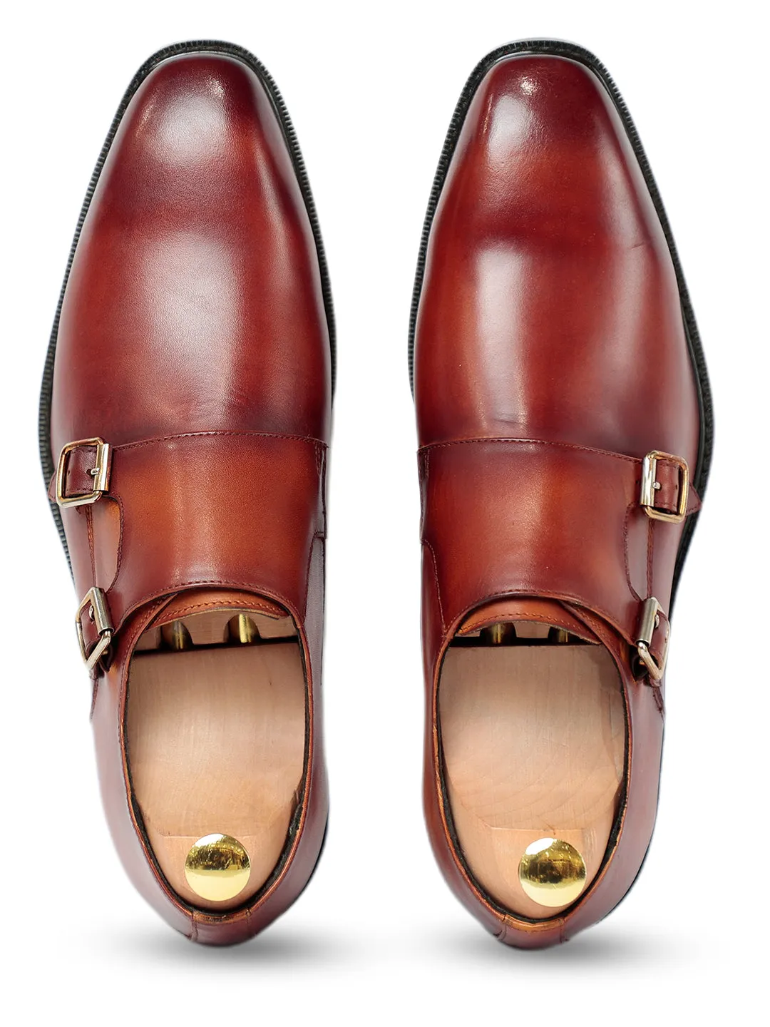 Julius Classic Brown Monk Strap