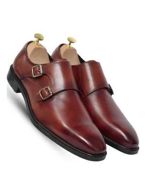 Julius Classic Brown Monk Strap