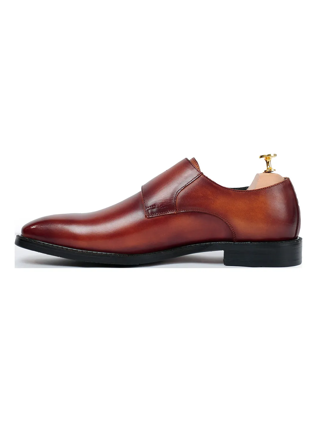 Julius Classic Brown Monk Strap