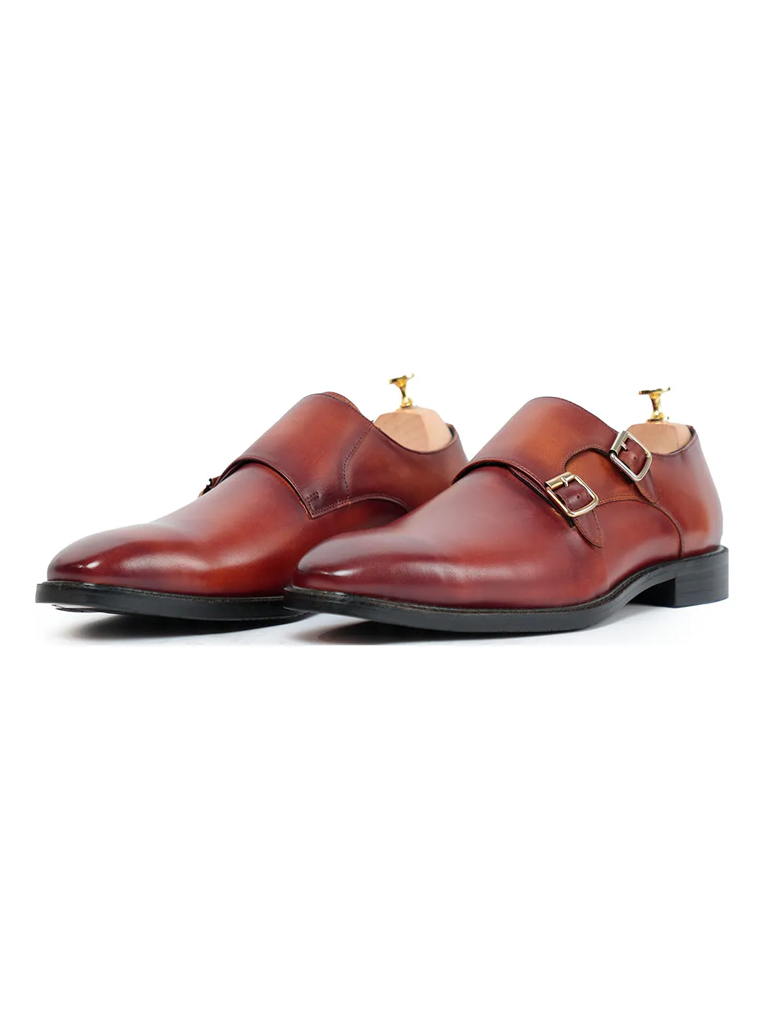 Julius Classic Brown Monk Strap