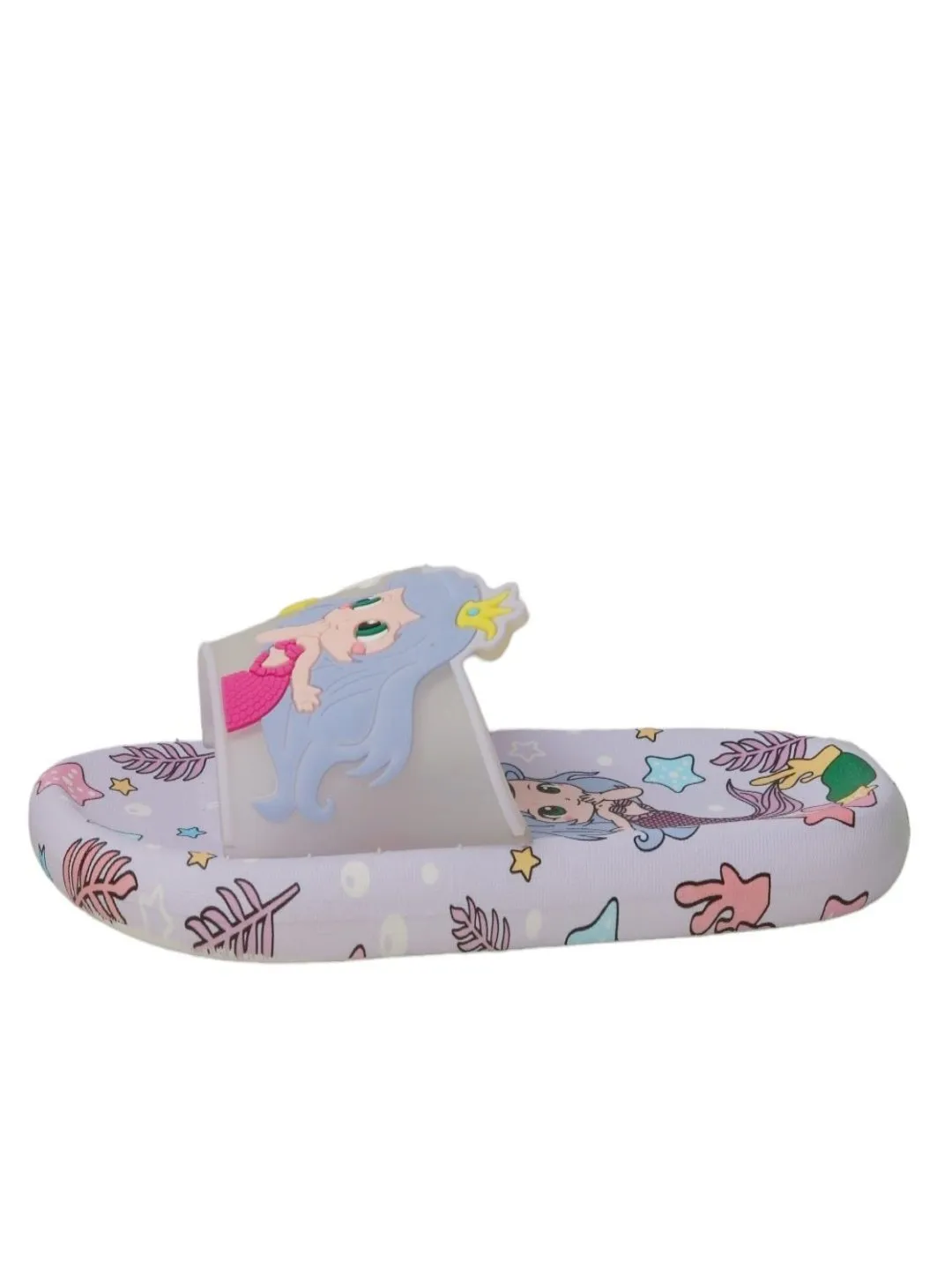Lavender Mermaid Princess Slides With Magical Design For Girls