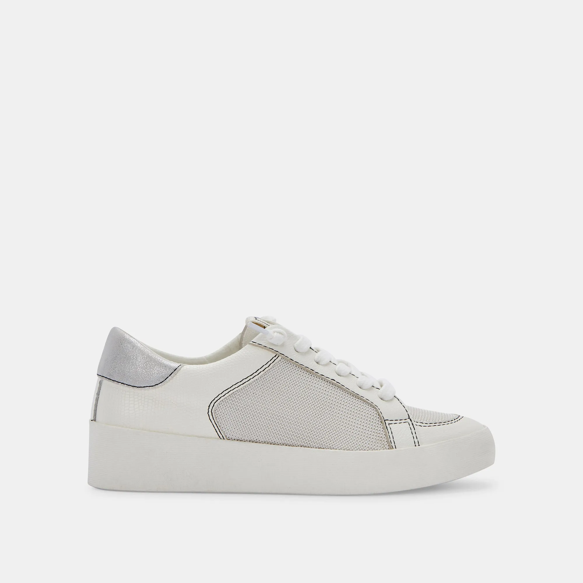 LEDGER SNEAKERS OFF WHITE LEATHER
