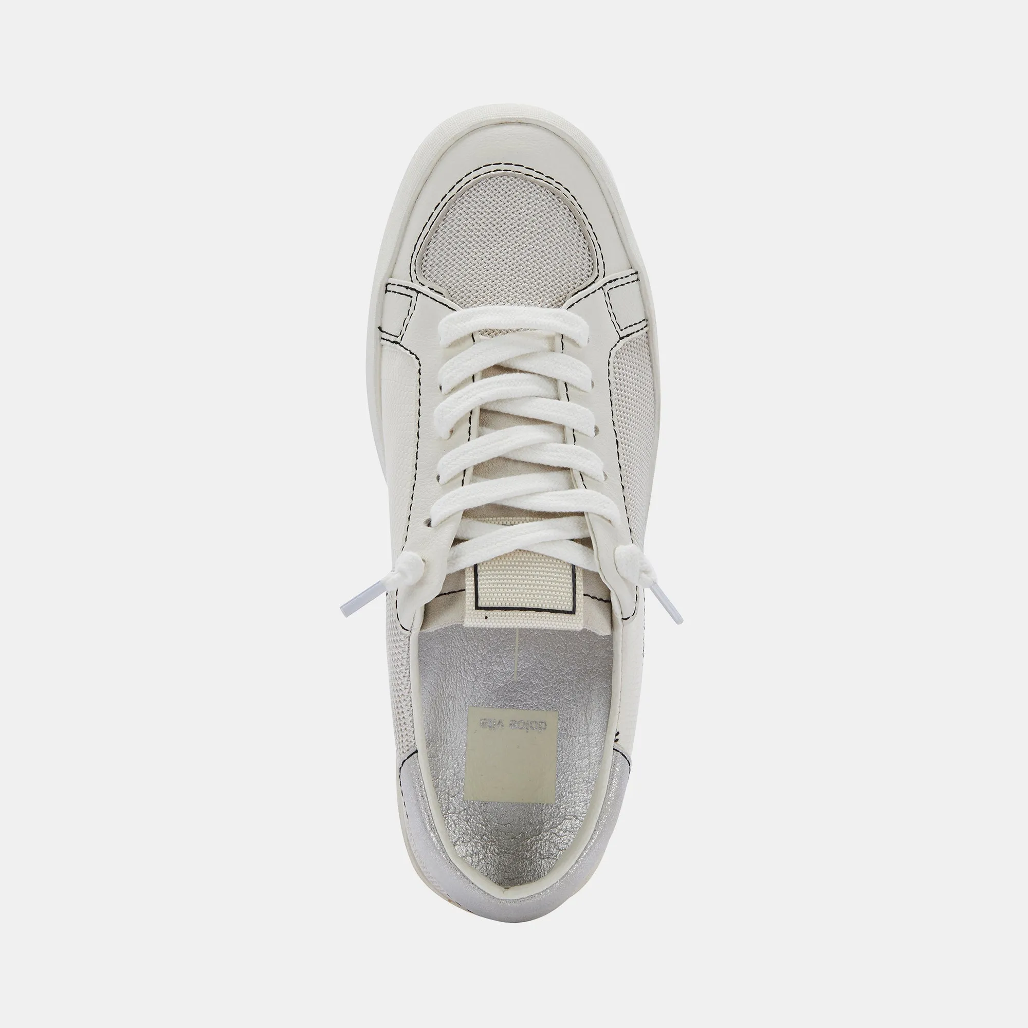 LEDGER SNEAKERS OFF WHITE LEATHER