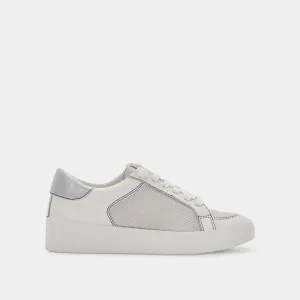 LEDGER SNEAKERS OFF WHITE LEATHER
