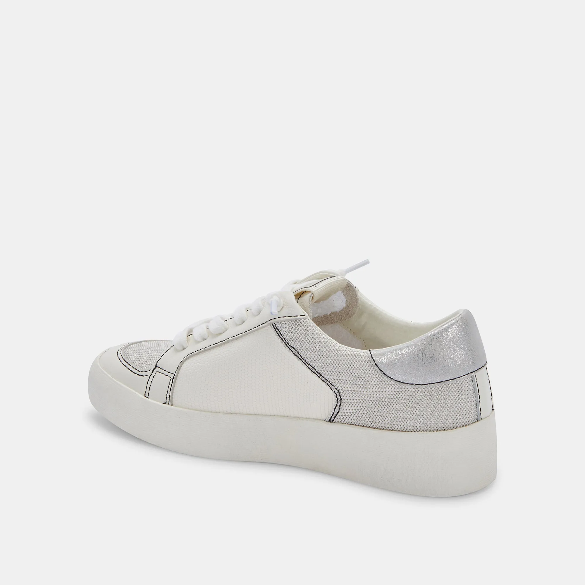 LEDGER SNEAKERS OFF WHITE LEATHER