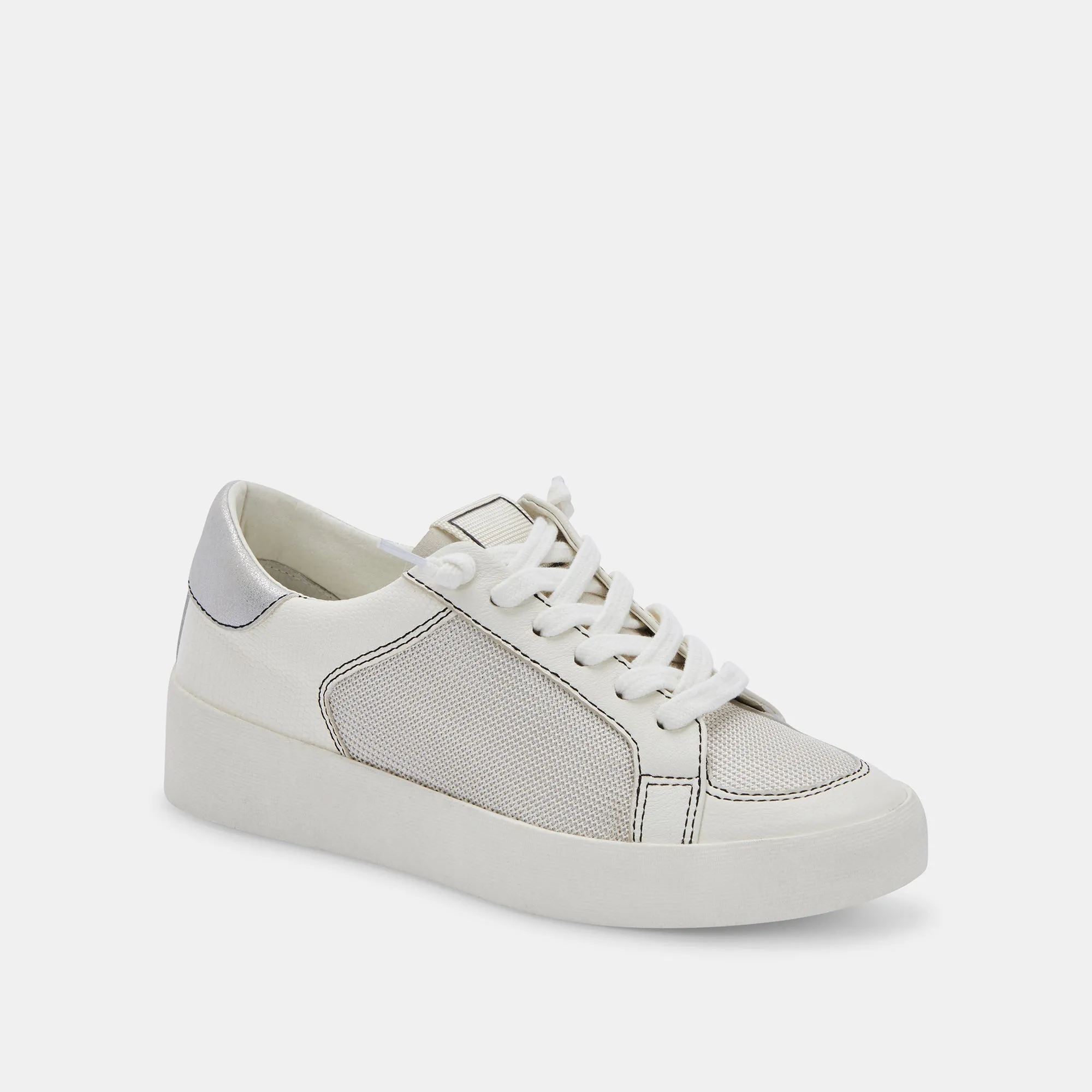 LEDGER SNEAKERS OFF WHITE LEATHER