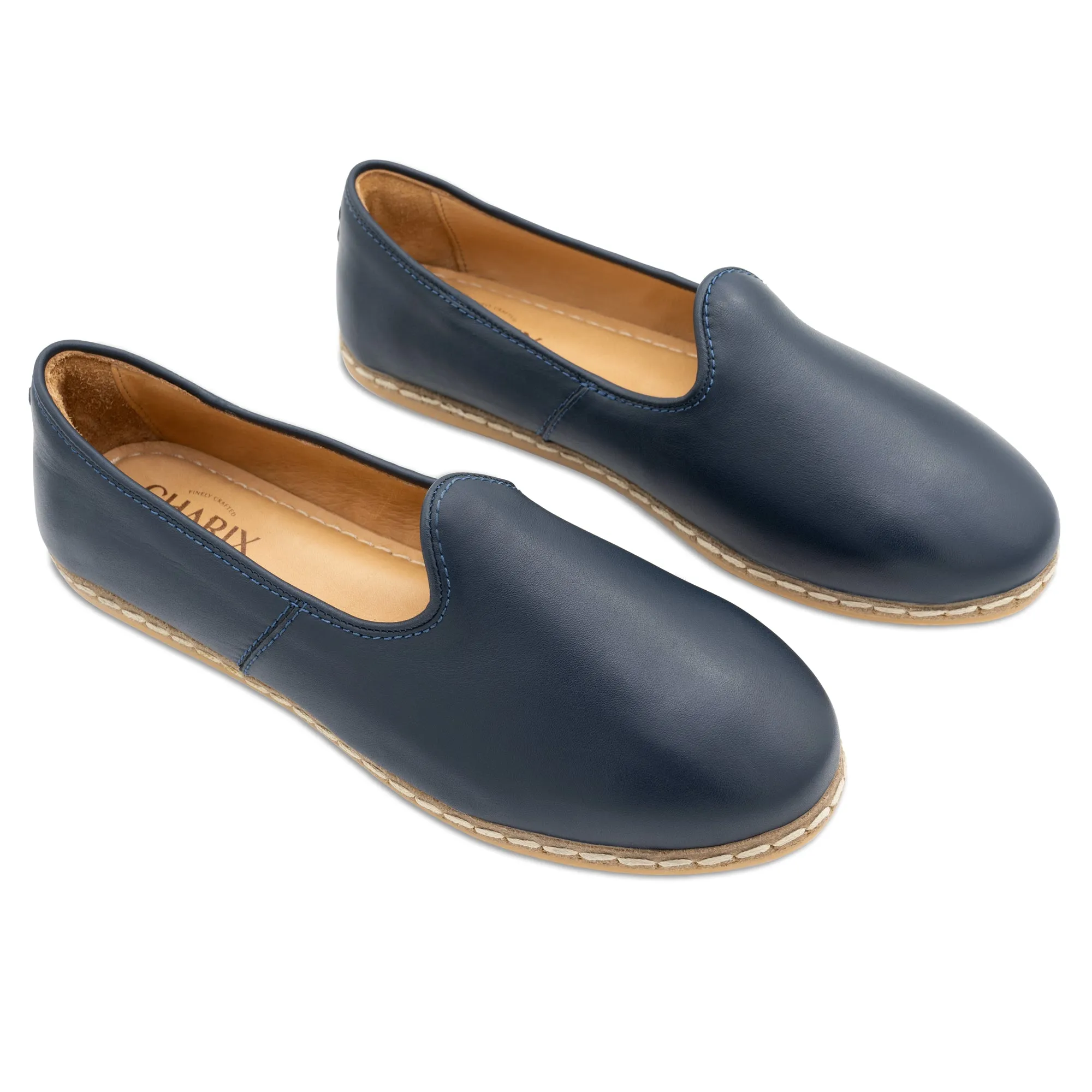 Midnight Blue Slip Ons for Men