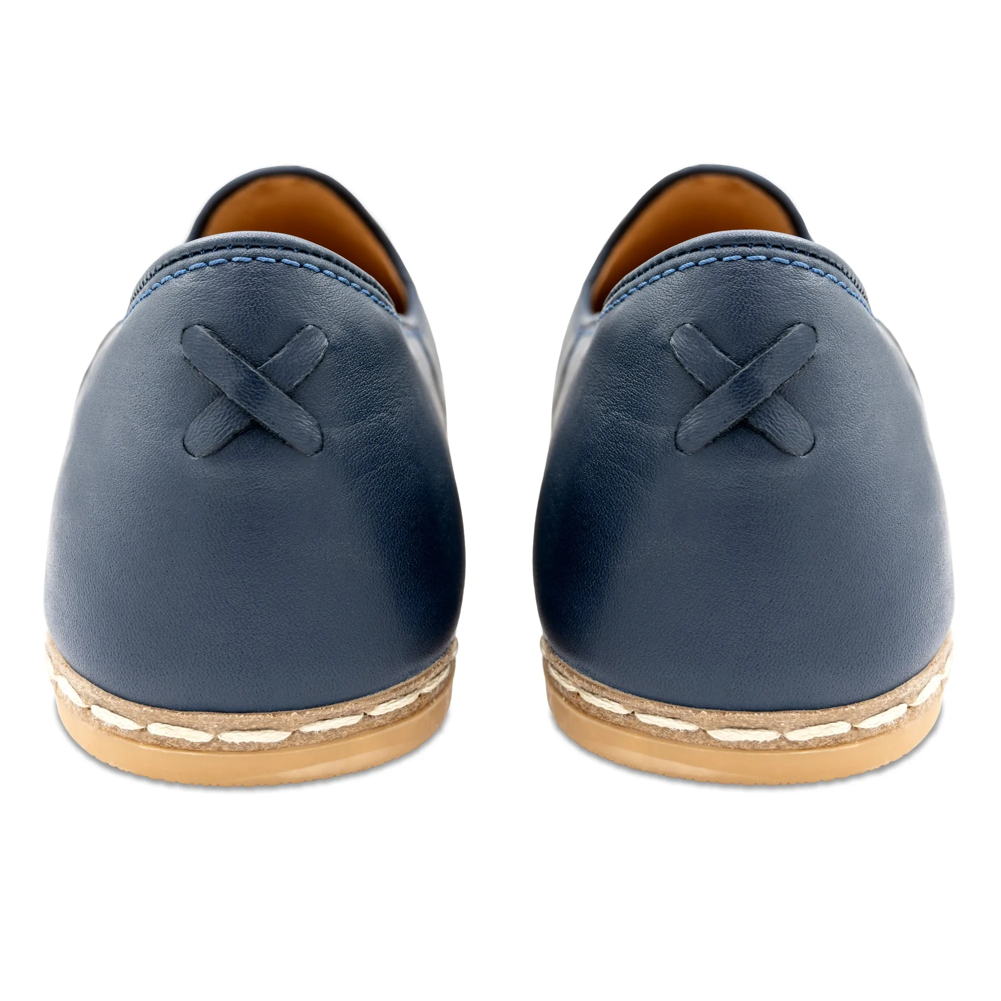 Midnight Blue Slip Ons for Men
