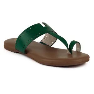 MILA Toe Ring Thong Slip Ons