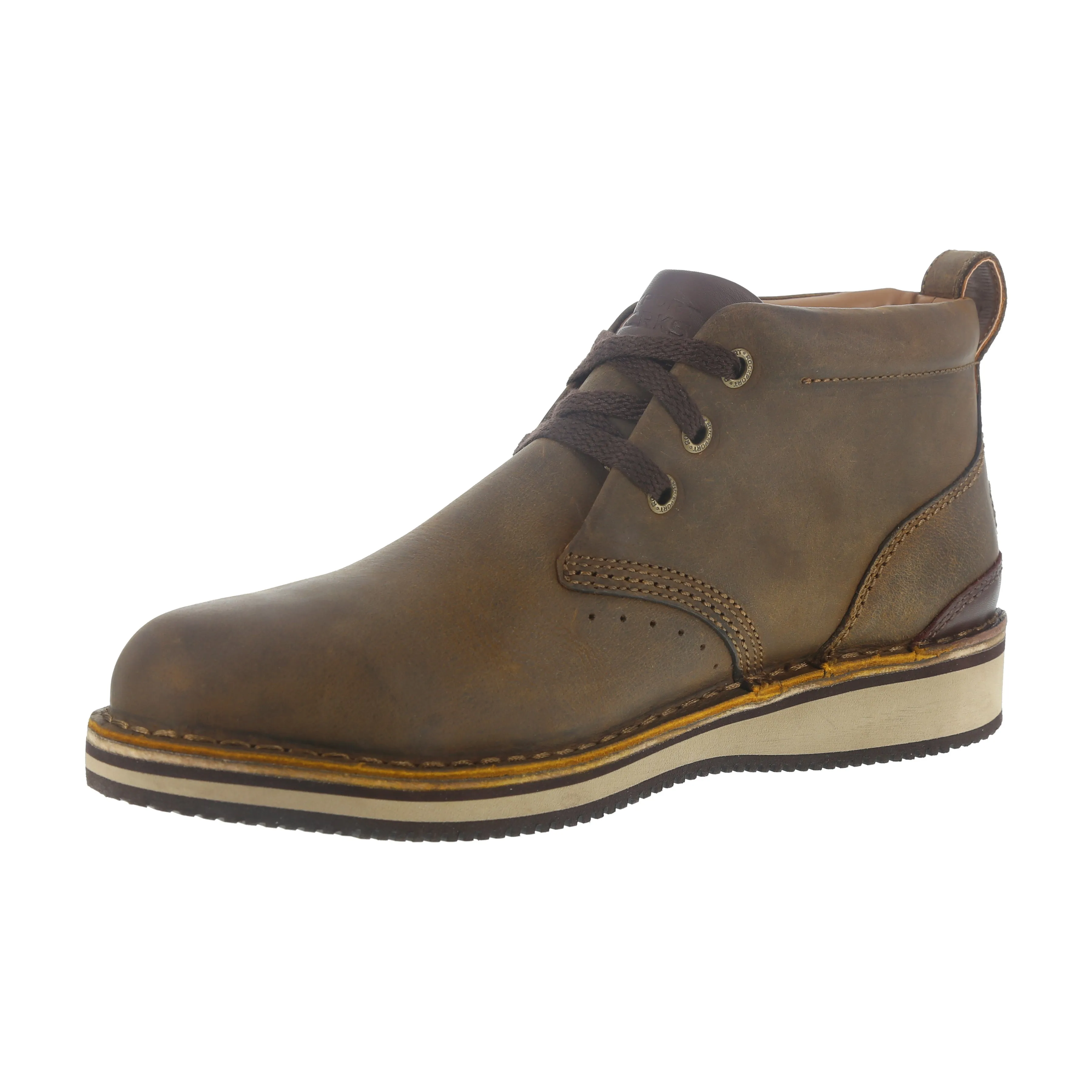 Rockport Men's Prestige Point Steel Toe Chukka Work Shoe - Brown - RK2801