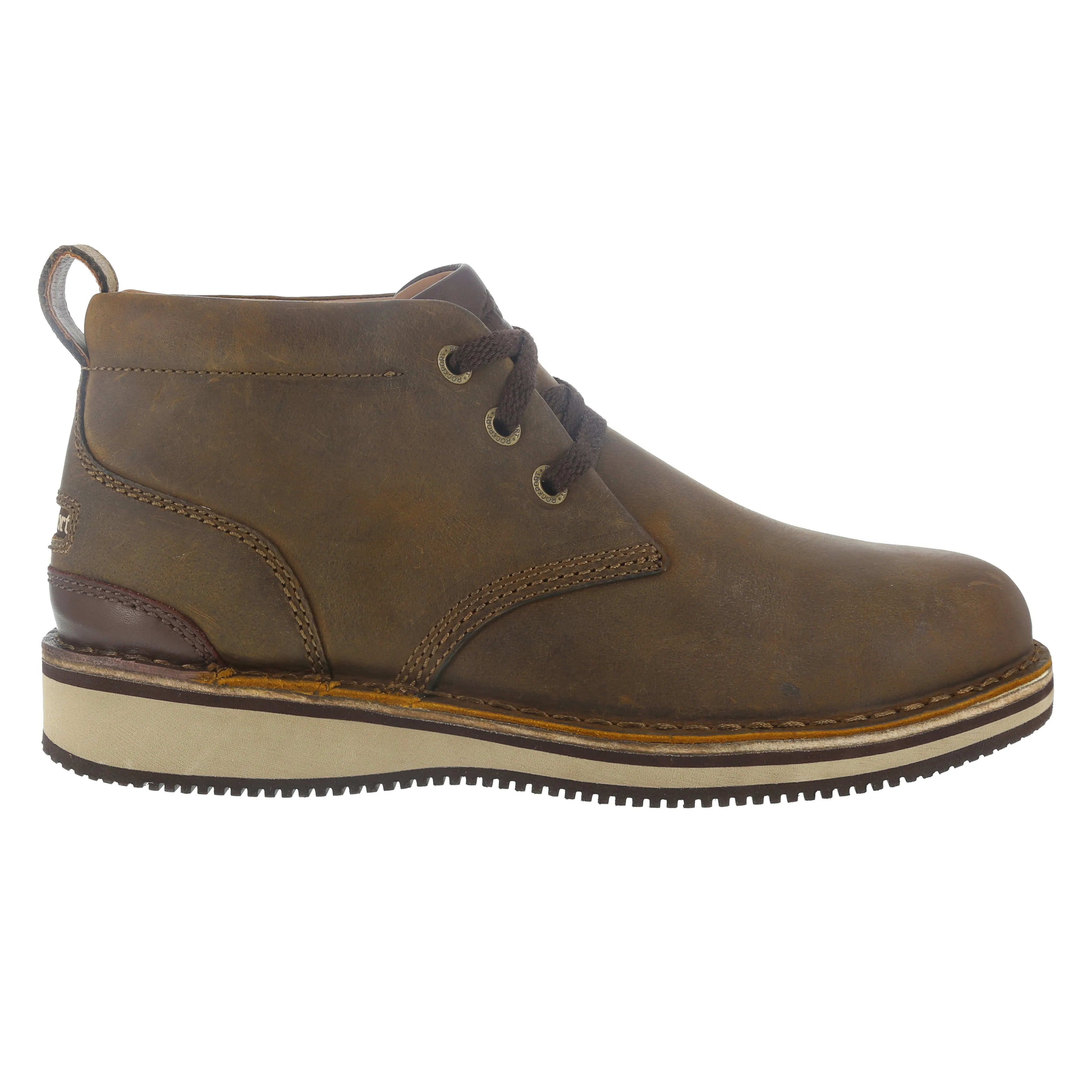 Rockport Men's Prestige Point Steel Toe Chukka Work Shoe - Brown - RK2801