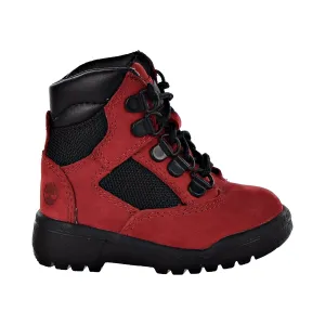 Timberland 6" Field Boot Toddler Shoes Red/Black