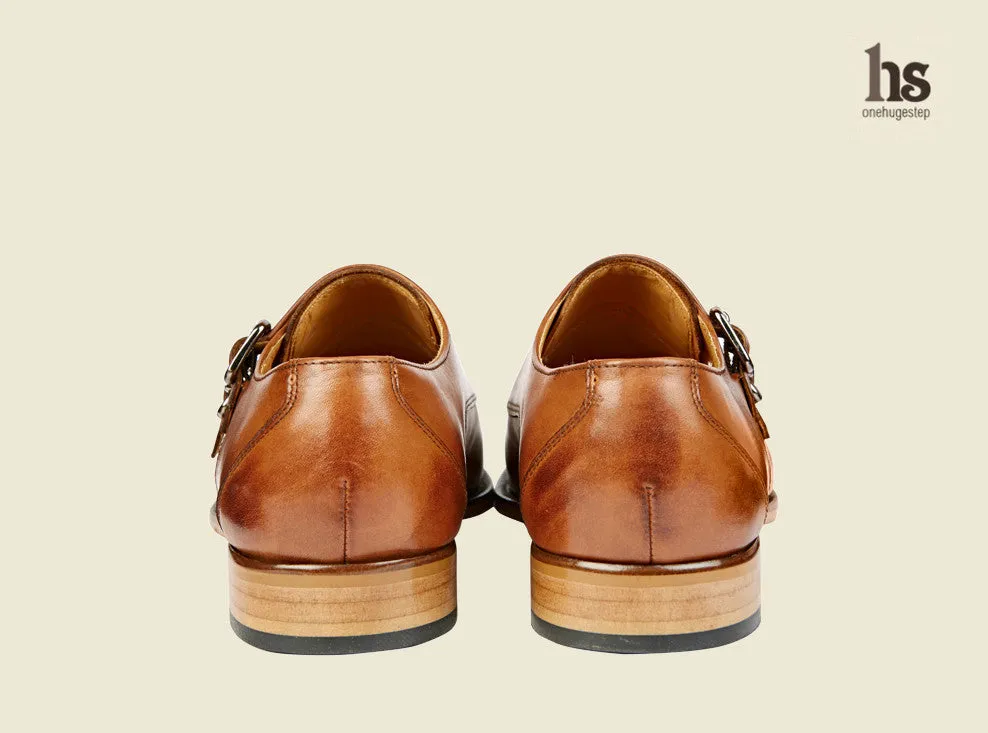 Toecap Double Strap Monk