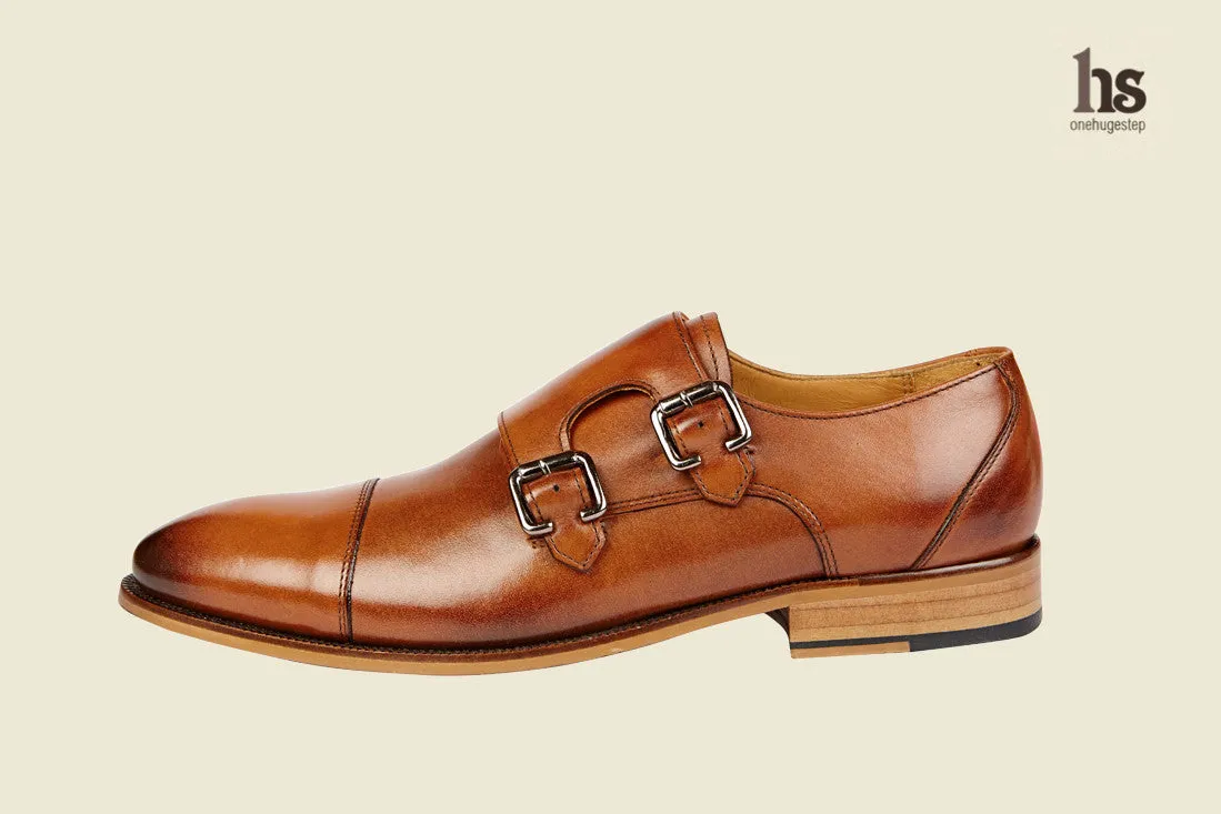 Toecap Double Strap Monk