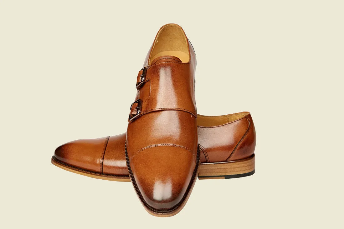Toecap Double Strap Monk