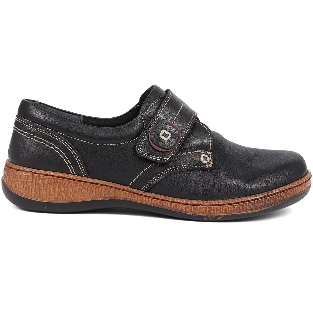 Touch-Fasten Monk Shoes - HAK40019 / 326 617