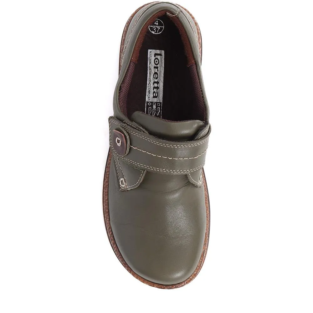 Touch-Fasten Monk Shoes - HAK40019 / 326 617