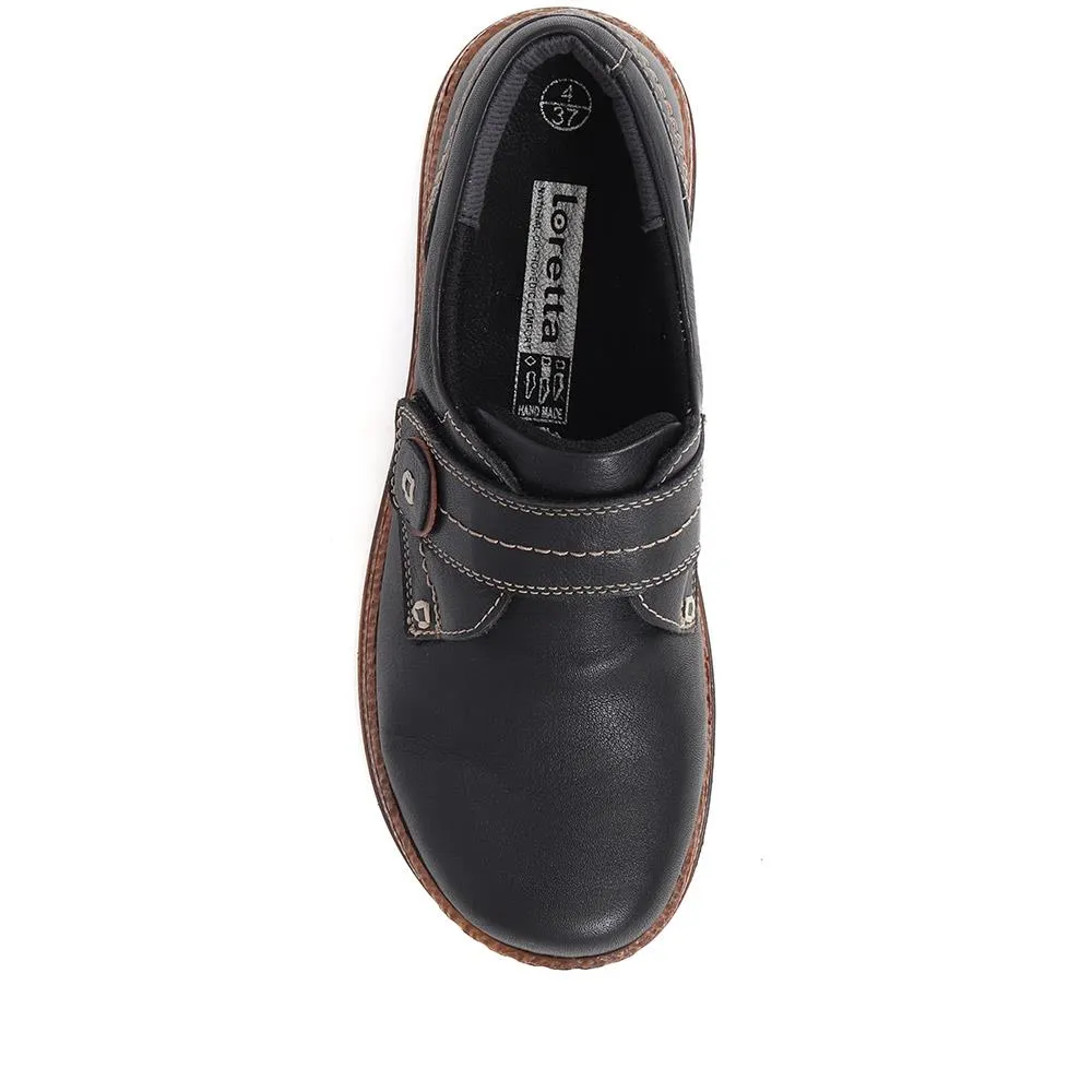 Touch-Fasten Monk Shoes - HAK40019 / 326 617