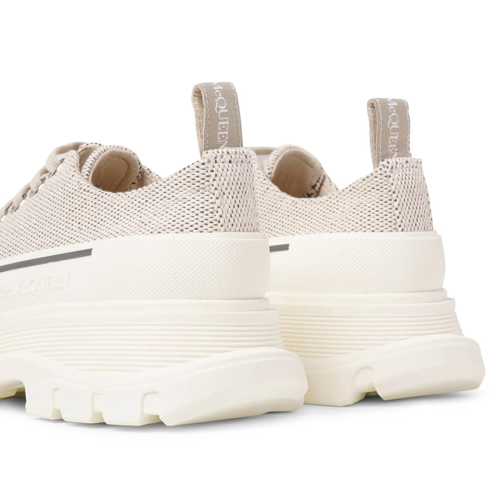 Tread slick natural canvas low top