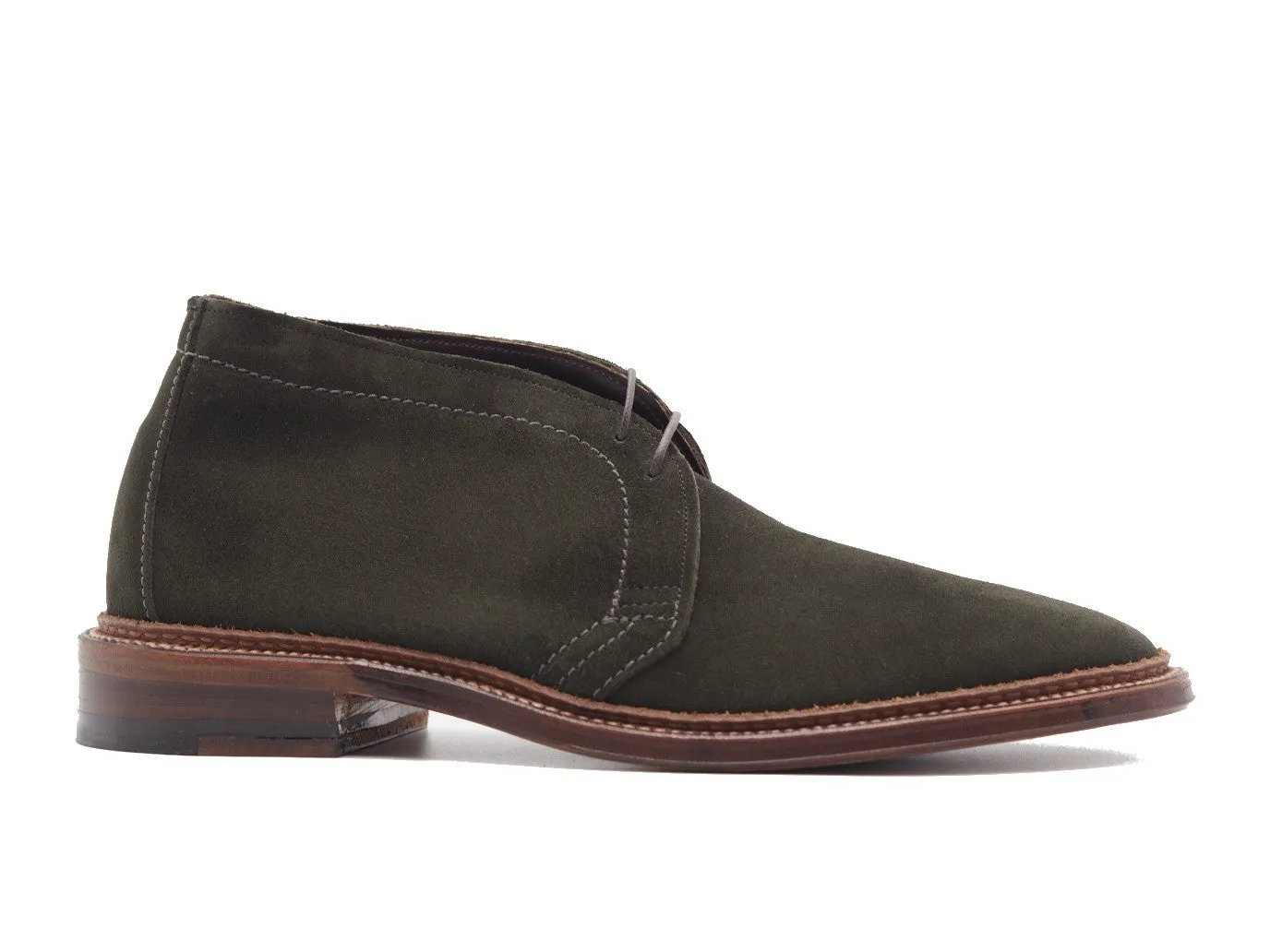 Unlined Chukka Boot Hunting Green Suede