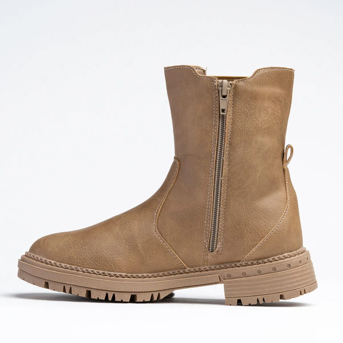 Wojtyłko Girls' Beige Insulated Ankle Boots | 5Z23013I
